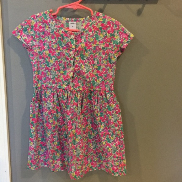 Carter’s 4 or 4T floral dress - Picture 2 of 7